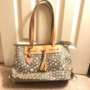 Vintage Dooney & Bourke Star Tote Bag